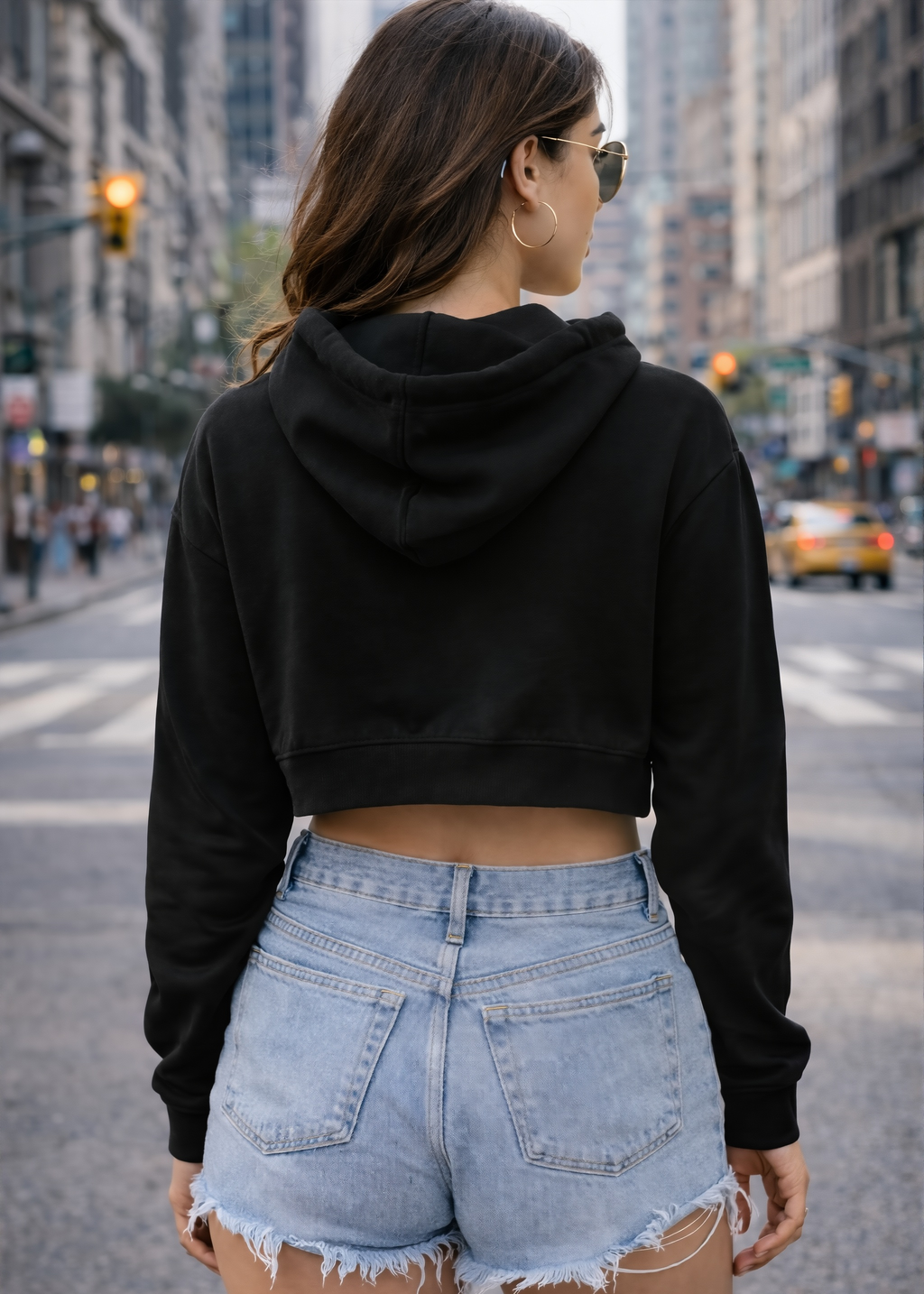 Quiet Confidence Cropped Hoodie
