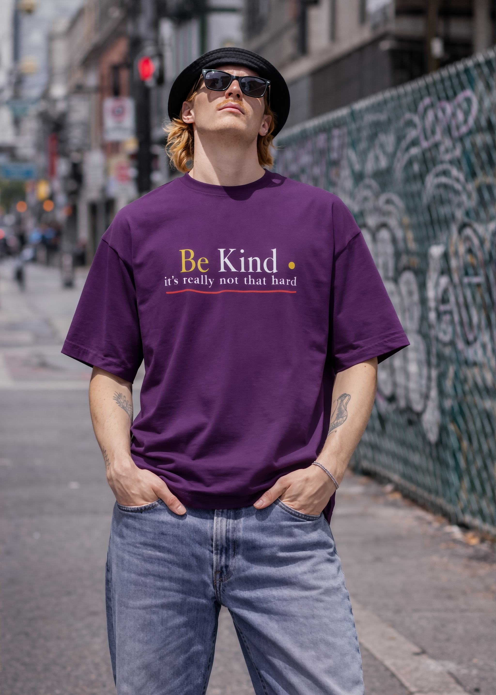 Be Kind Unisex Oversized T-Shirt