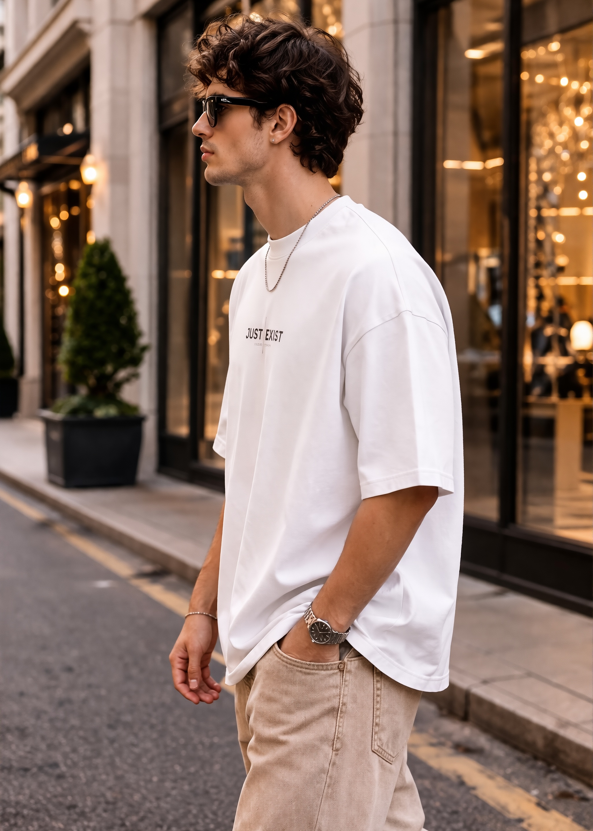 Just Exist Unisex Oversized T-Shirt
