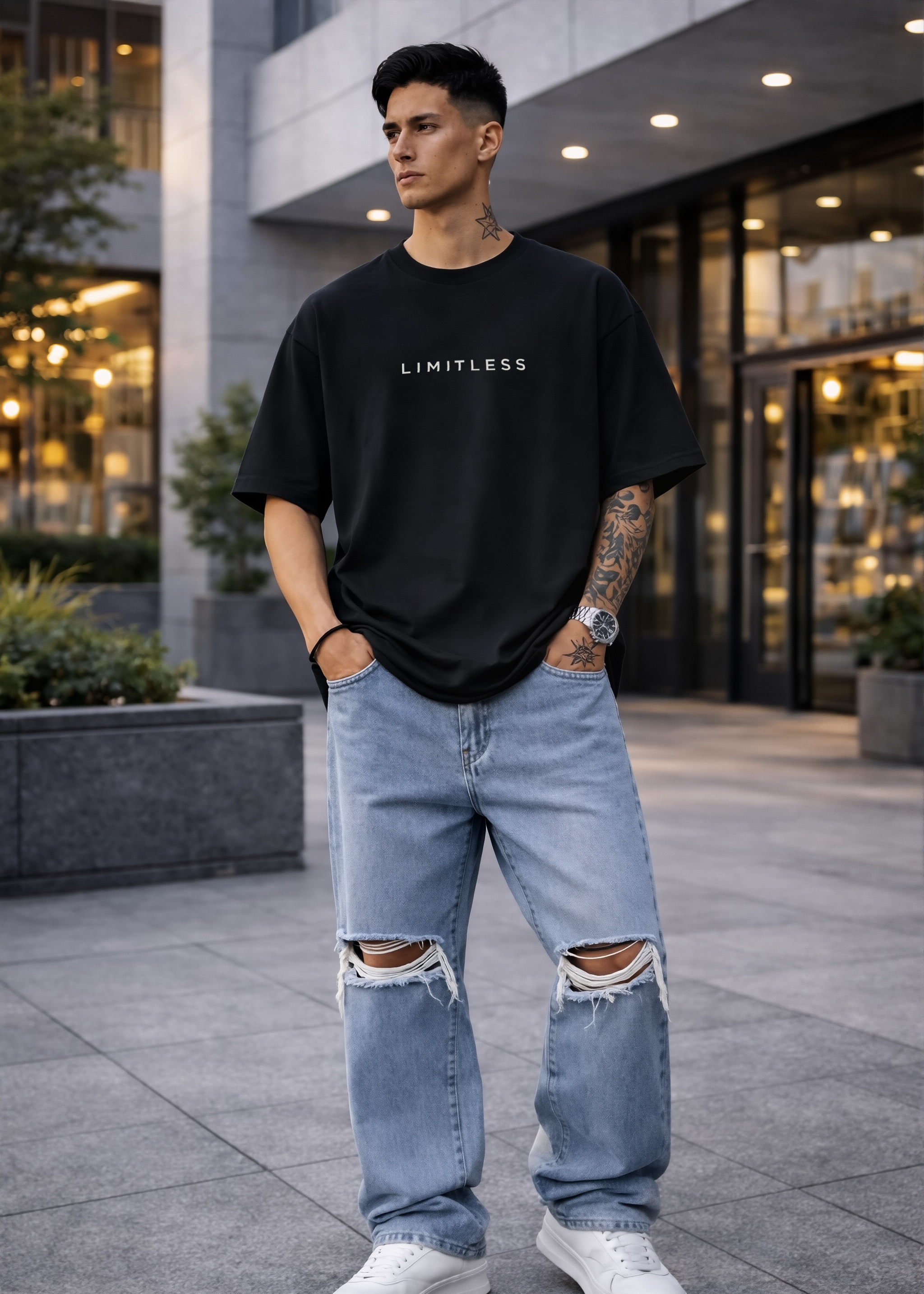 Limitless Unisex Oversized T-Shirt