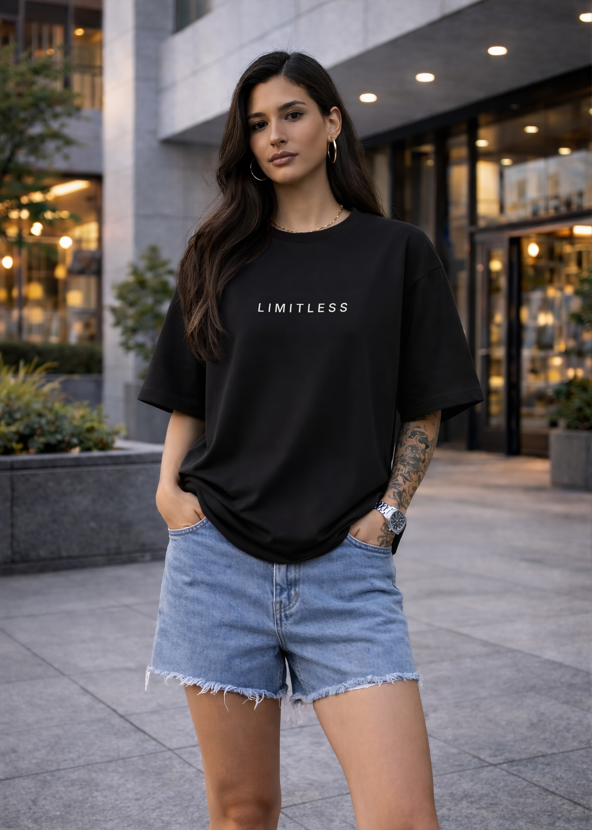 Limitless Unisex Oversized T-Shirt