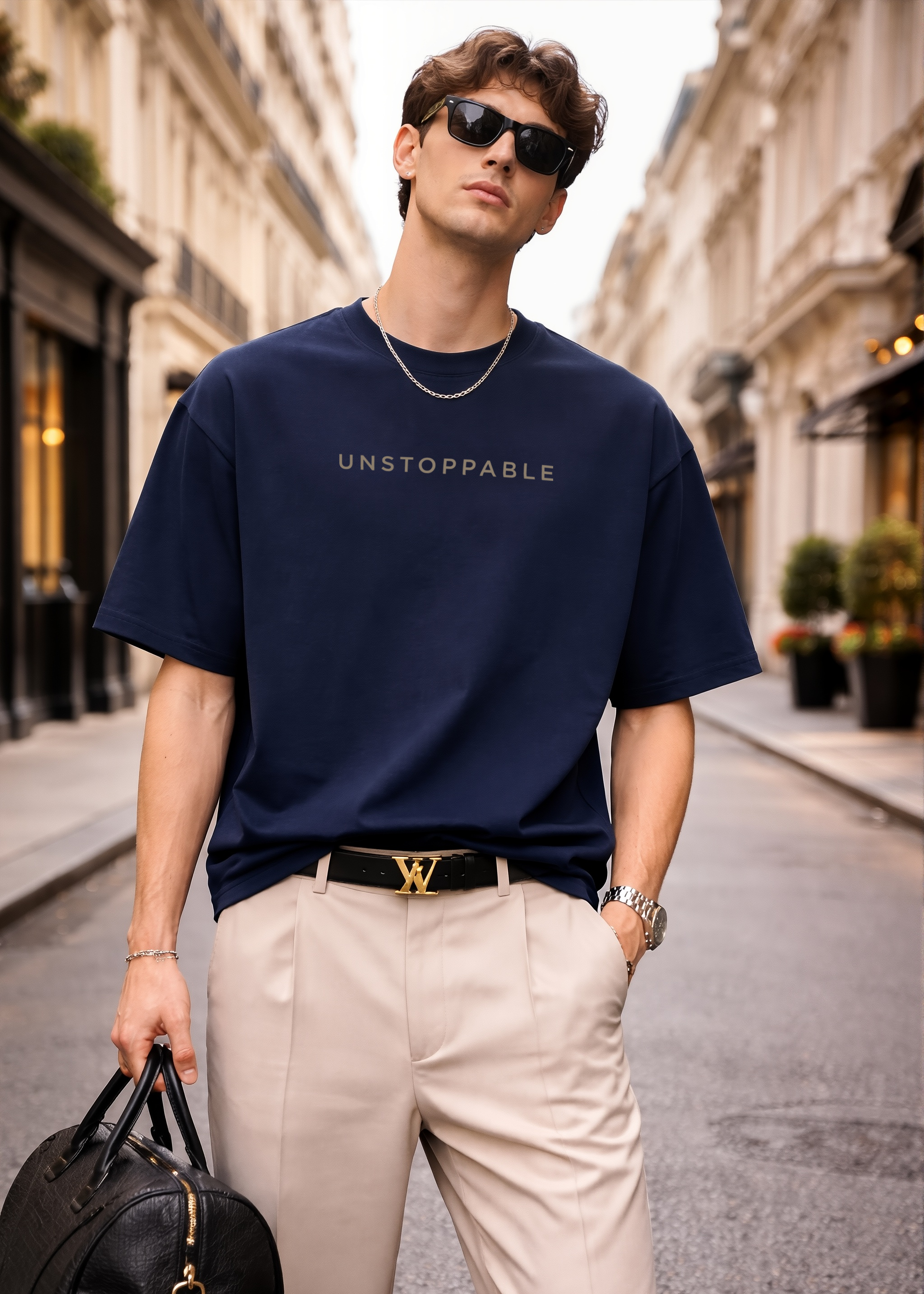 Unstoppable Unisex Oversized T-Shirt