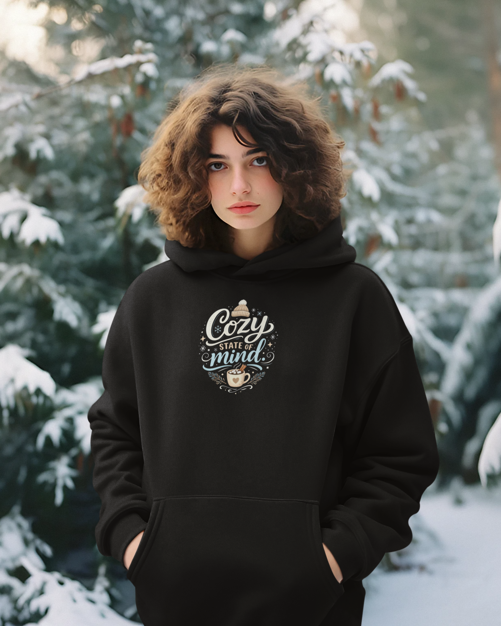 Cozy State Of Mind Unisex Pullover Hoodie